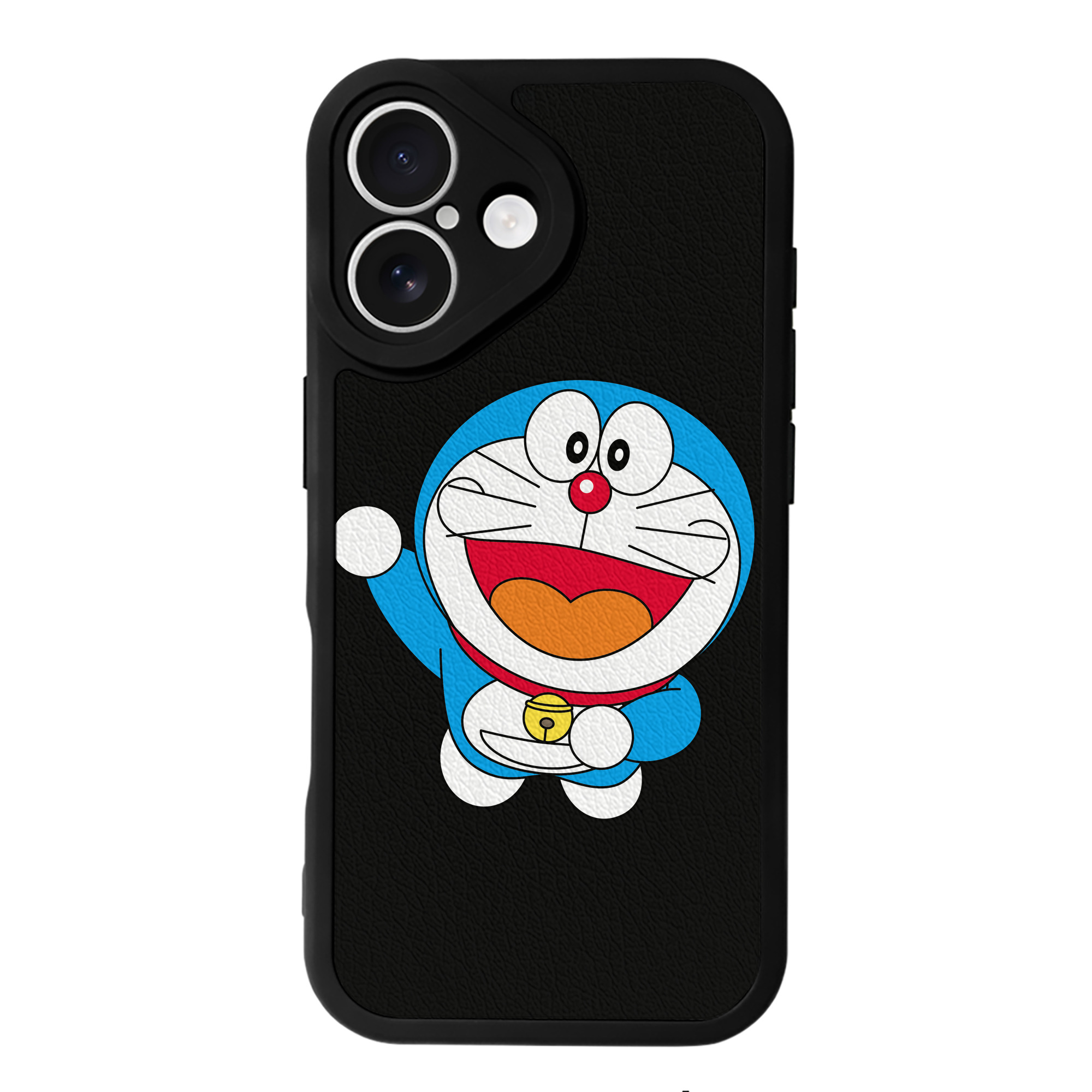 （画像用） ドラえもん Doraemon 【iPhone 16シリーズ対応】シリコンスマホケース（レザー調） 材質：シリコン